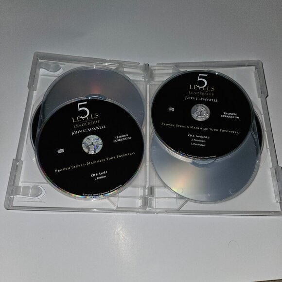 John C Maxwell 5 Levels of Leadership DVD Training Curriculum Audio CDs Data CD - Picture 7 of 8